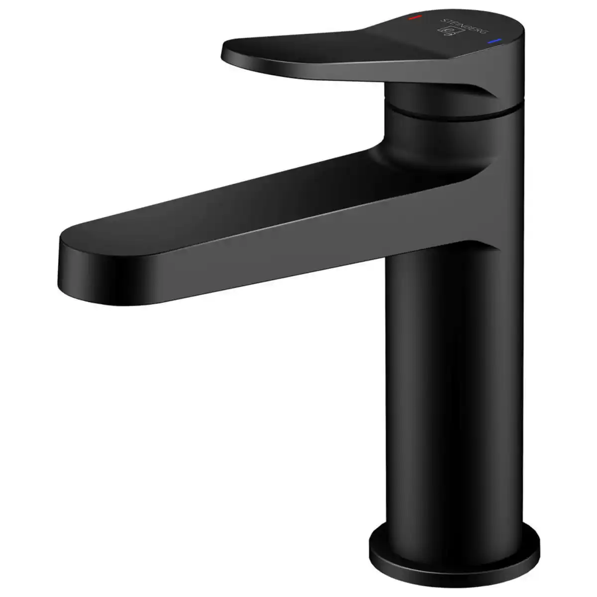 Bild 1 von Waschtischarmatur Steinberg Serie 340, Schwarz, Metall, 4.9x16.9x12.6 cm, Made in Germany, flexible Anschlussschläuche, Keramikkartusche, Badezimmer, Waschbecken & Armaturen, Badarmaturen