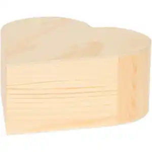 Herzdose aus Holz