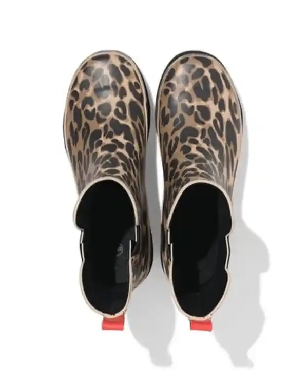 Bild 2 von Damen-Gummistiefel Leopardenmuster braun