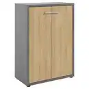 Bild 1 von Novel Kommode Texas, Dunkelgrau, Hickory, Metall, 2 Fächer, 78.1x110x40 cm, Beimöbel erhältlich, Wohnzimmer, Kommoden & Sideboards, Kommoden