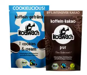 Koffeinhaltige Trinkschokolade