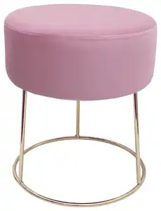Hocker Marilyn Rosa Samt, Rosa