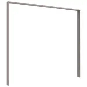 Carryhome Passepartoutrahmen, Graphit, Sahara, Holzwerkstoff, 183x213x12 cm, Schlafzimmer, Kleiderschränke, Schranksysteme