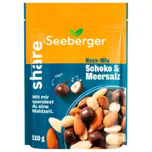 Seeberger Nuss-Mix Schoko & Meersalz 110g