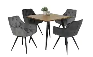 Polsterstuhl 2er-Set drehbar Matthias