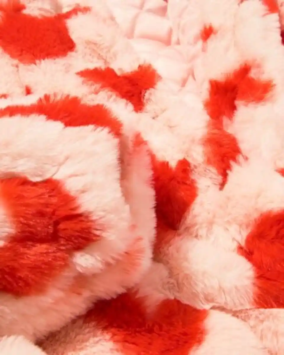 Bild 3 von Kinderjacke, Teddy, Herzen rosa