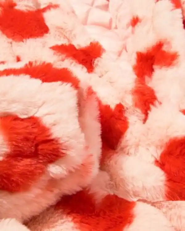 Bild 3 von Kinderjacke, Teddy, Herzen rosa