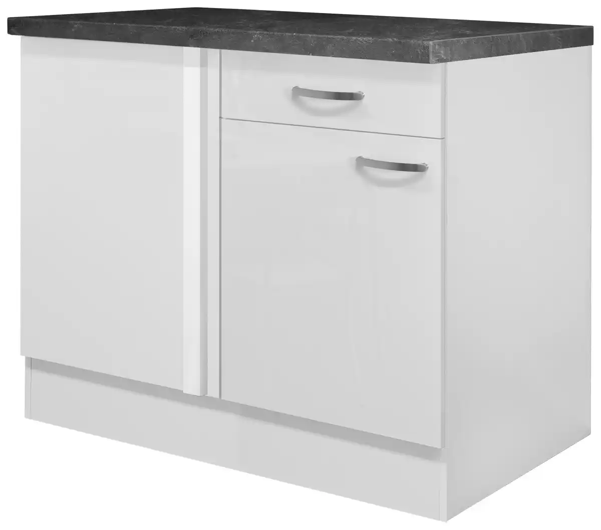 Bild 1 von Eckunterschrank Alba Weiß, Weiß, Weiß Hochglanz