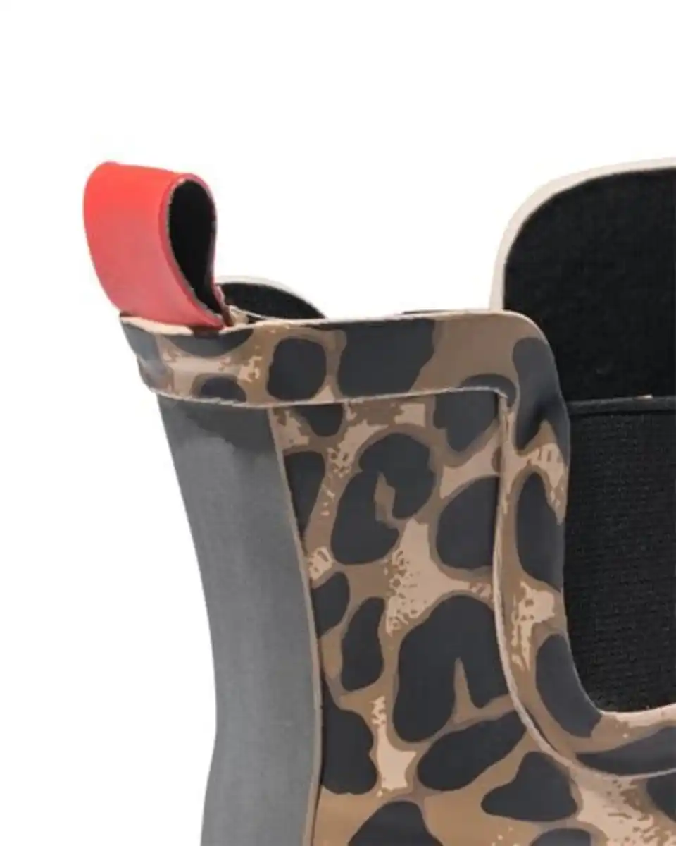 Bild 3 von Damen-Gummistiefel Leopardenmuster braun