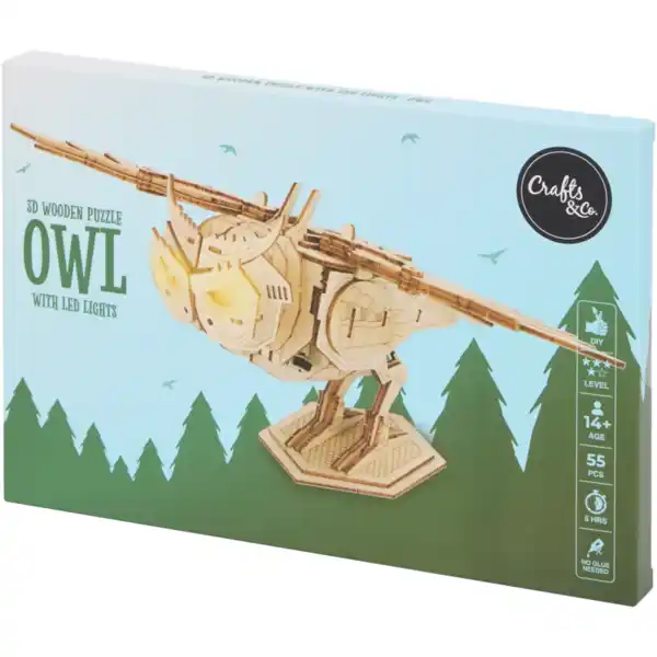Bild 4 von Crafts & Co 3D-Holzpuzzle mit LED-Beleuchtung