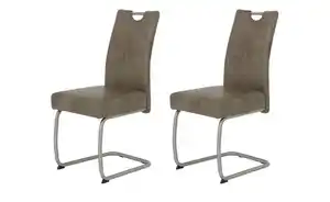 Polsterschwingstuhl 2er-Set mit Griff Michaeil