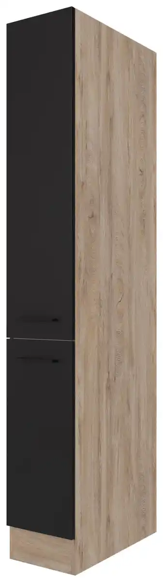 Bild 1 von Apothekerschrank Capri Schwarz/Eichefarben, Schwarz, Eichefarben