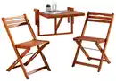 Bild 1 von Balkonset 3-tlg. ca. 60x40x49 cm Holz, Braun