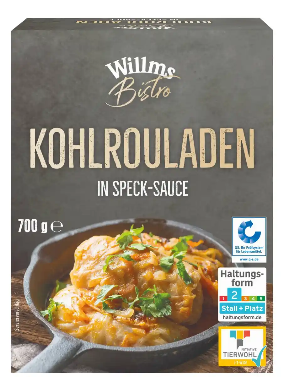 Bild 1 von WILLMS Kohlrouladen, 2 St. = 700-g-Packg.
