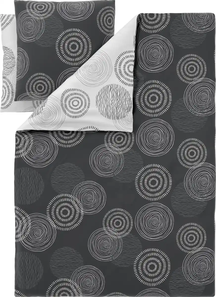 Bild 4 von LIV&BO® Renforcé-Wendebettwäsche-Set ca. 200 x 220 cm, 3-teilig