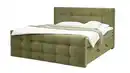 Bild 1 von Boxspringbett 200 x 200 cm Bettkasten Chenille grün - IMOLA