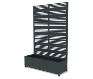 Sichtschutz mit Pflanzkasten,120 x 184 x 42,5 cm