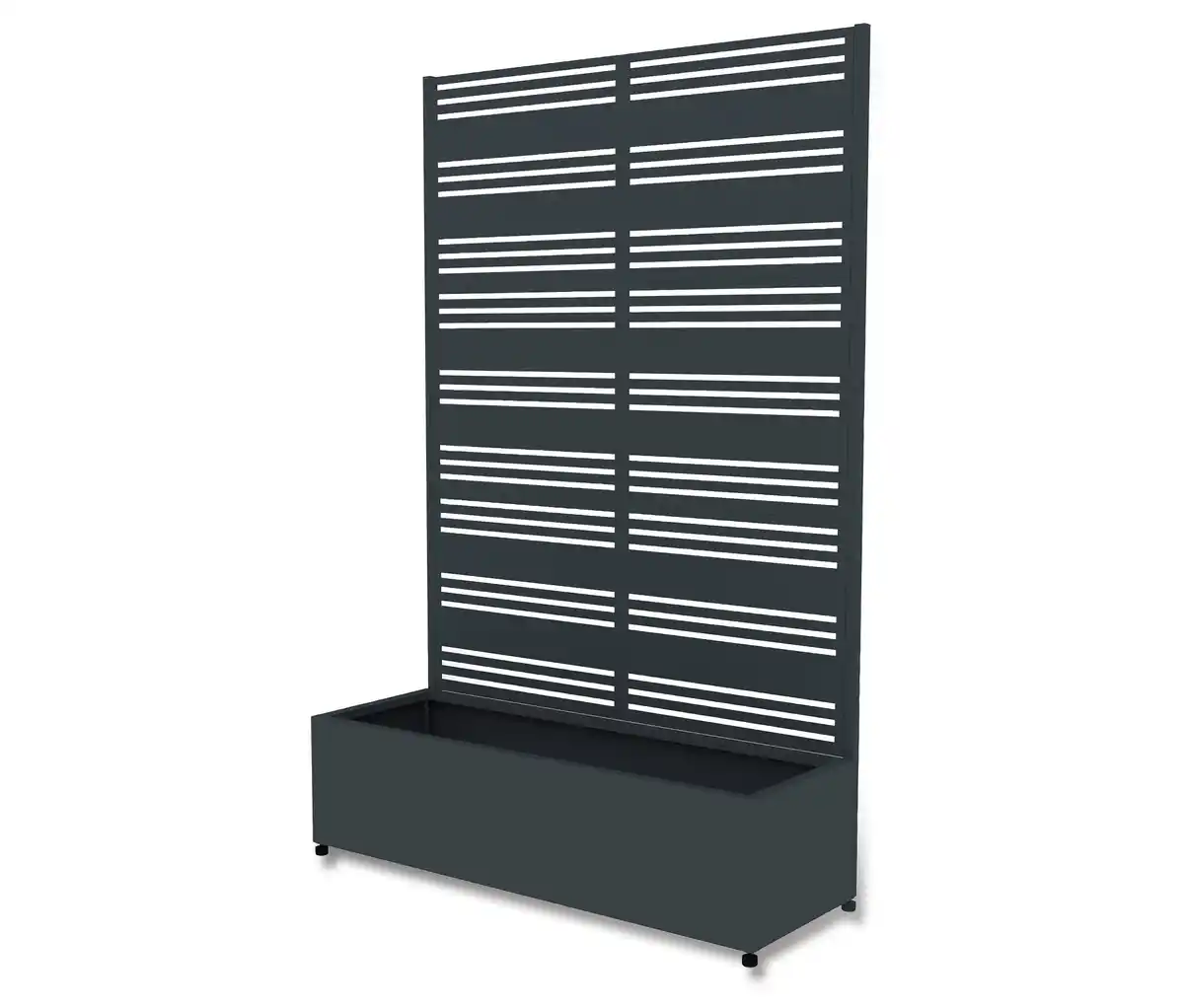 Bild 1 von Sichtschutz mit Pflanzkasten,120 x 184 x 42,5 cm