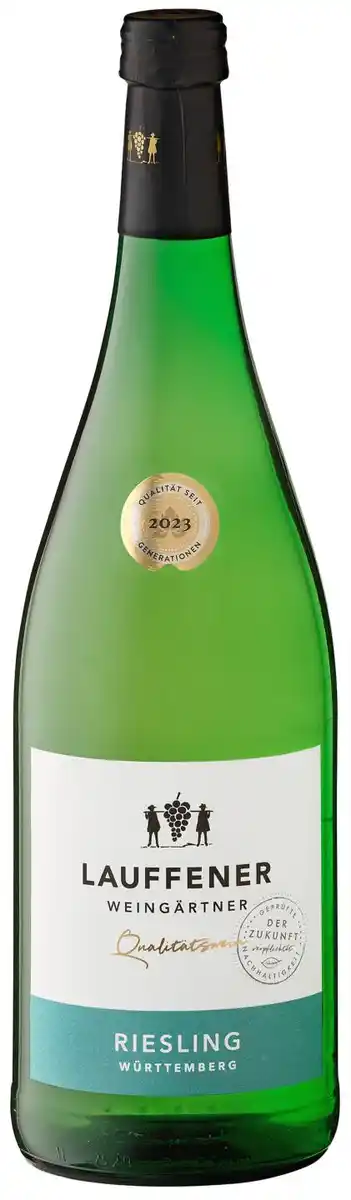 Bild 1 von LAUFFENER WEINGÄRTNER Lauffener Riesling halbtrocken, 1-l-Fl.