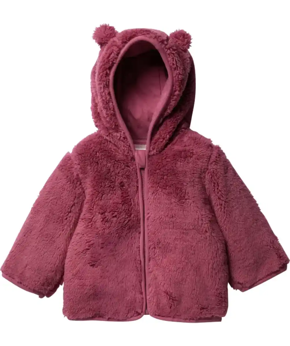 Bild 1 von Newborn Fleecejacke, dunkelrosa