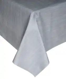 Abwischbare Wachstuchtischdecke, hellgrau melange