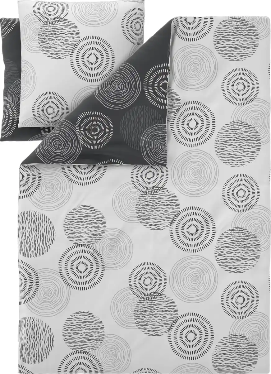 Bild 2 von LIV&BO® Renforcé-Wendebettwäsche-Set ca. 200 x 220 cm, 3-teilig