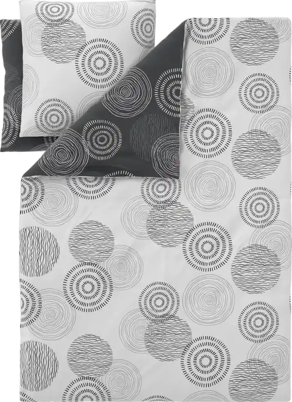 Bild 2 von LIV&BO® Renforcé-Wendebettwäsche-Set ca. 200 x 220 cm, 3-teilig