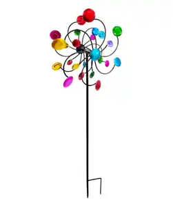 Blumenstecker Windspiel, bunt