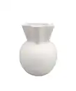 Bild 1 von Keramikvase Wellenrand, weiß