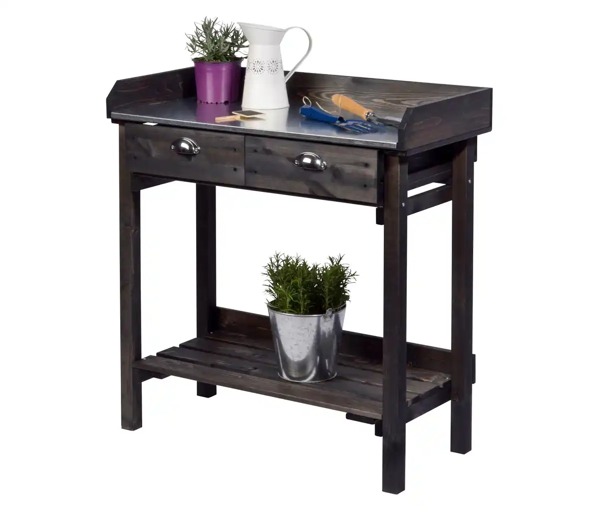 Bild 1 von Pflanztisch mit Schubladen, schwarz