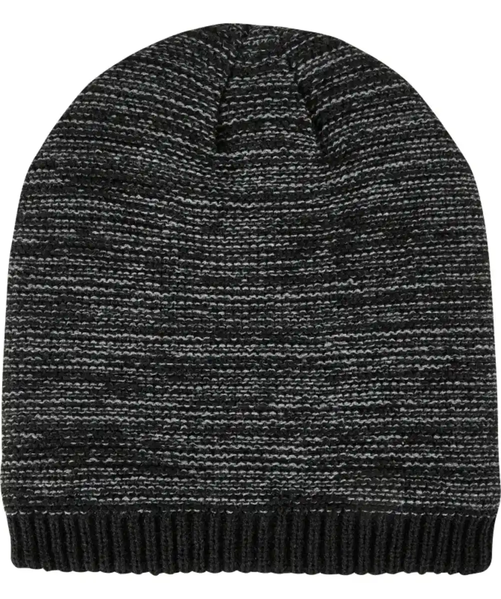 Bild 1 von Jacquard-Mütze, schwarz/grau