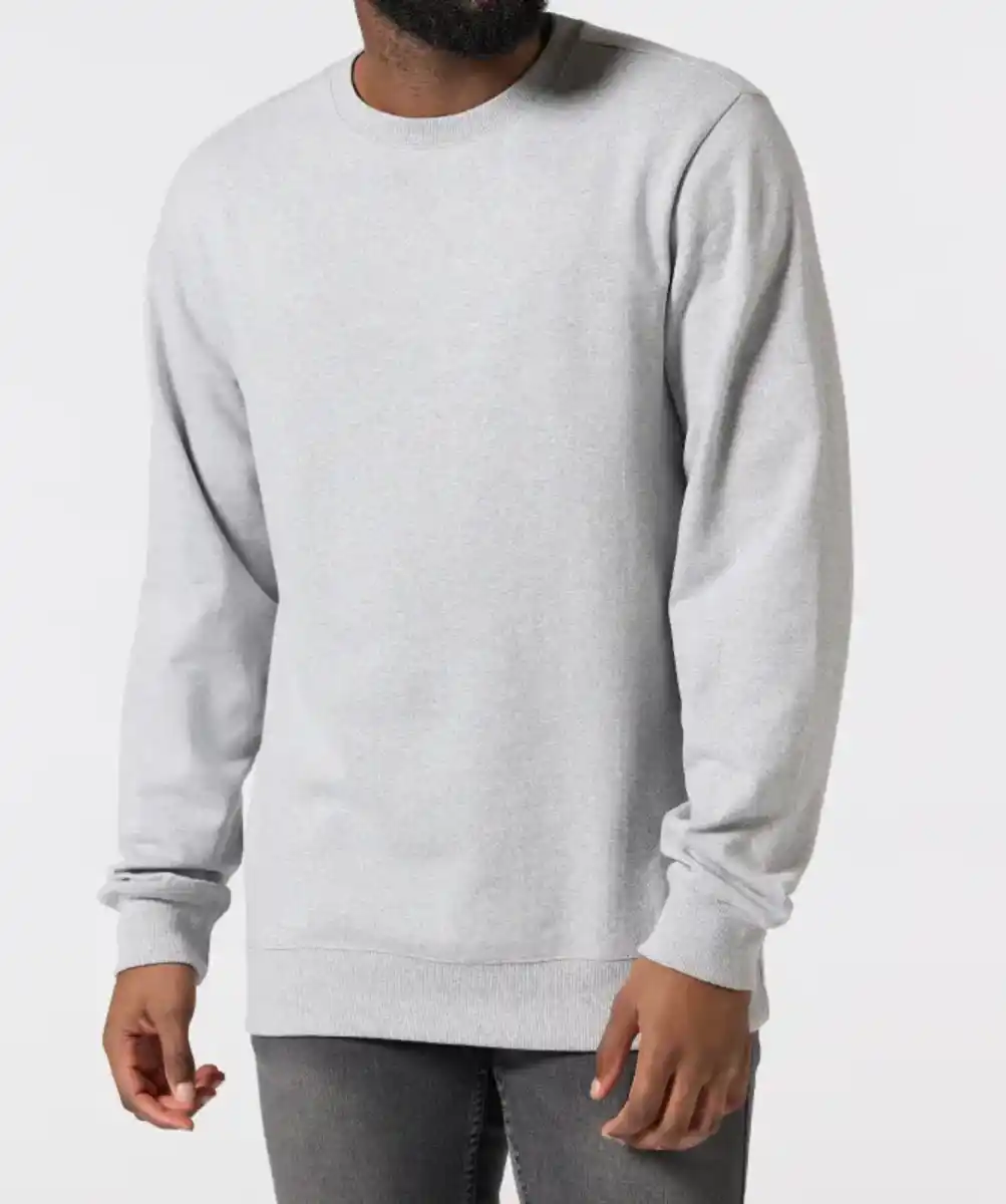 Bild 1 von Sweatshirt mit Ziernähten, grau melange