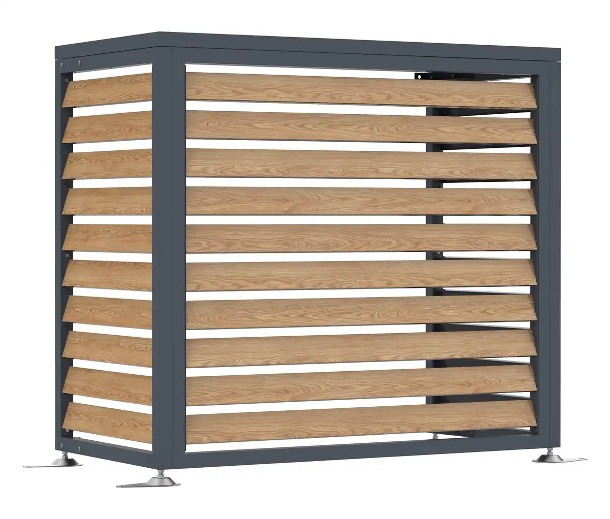 Bild 1 von Wärmepumpenabdeckung, ca. 100 cm, Holzoptik