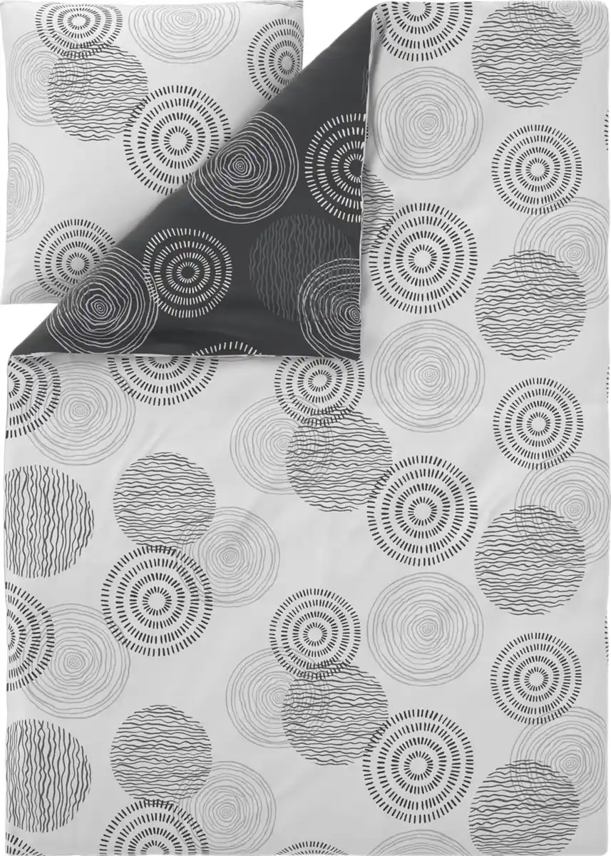 Bild 3 von LIV&BO® Renforcé-Wendebettwäsche-Set ca. 155 x 220 cm, 2-teilig