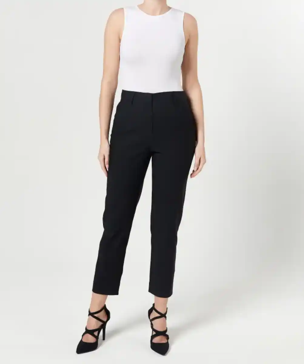 Bild 1 von Knöchellange Bengalinhose, schwarz