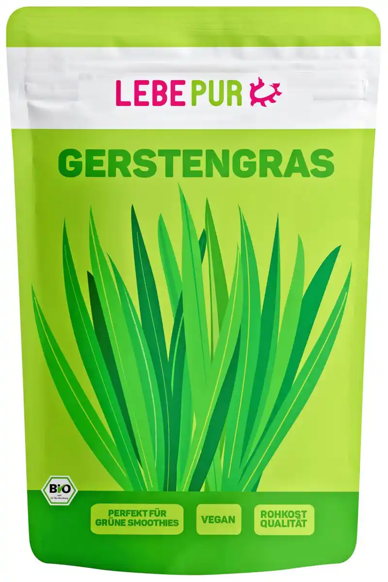 Bild 1 von LEBEPUR Bio-Gerstengraspulver, 125-g-Beutel