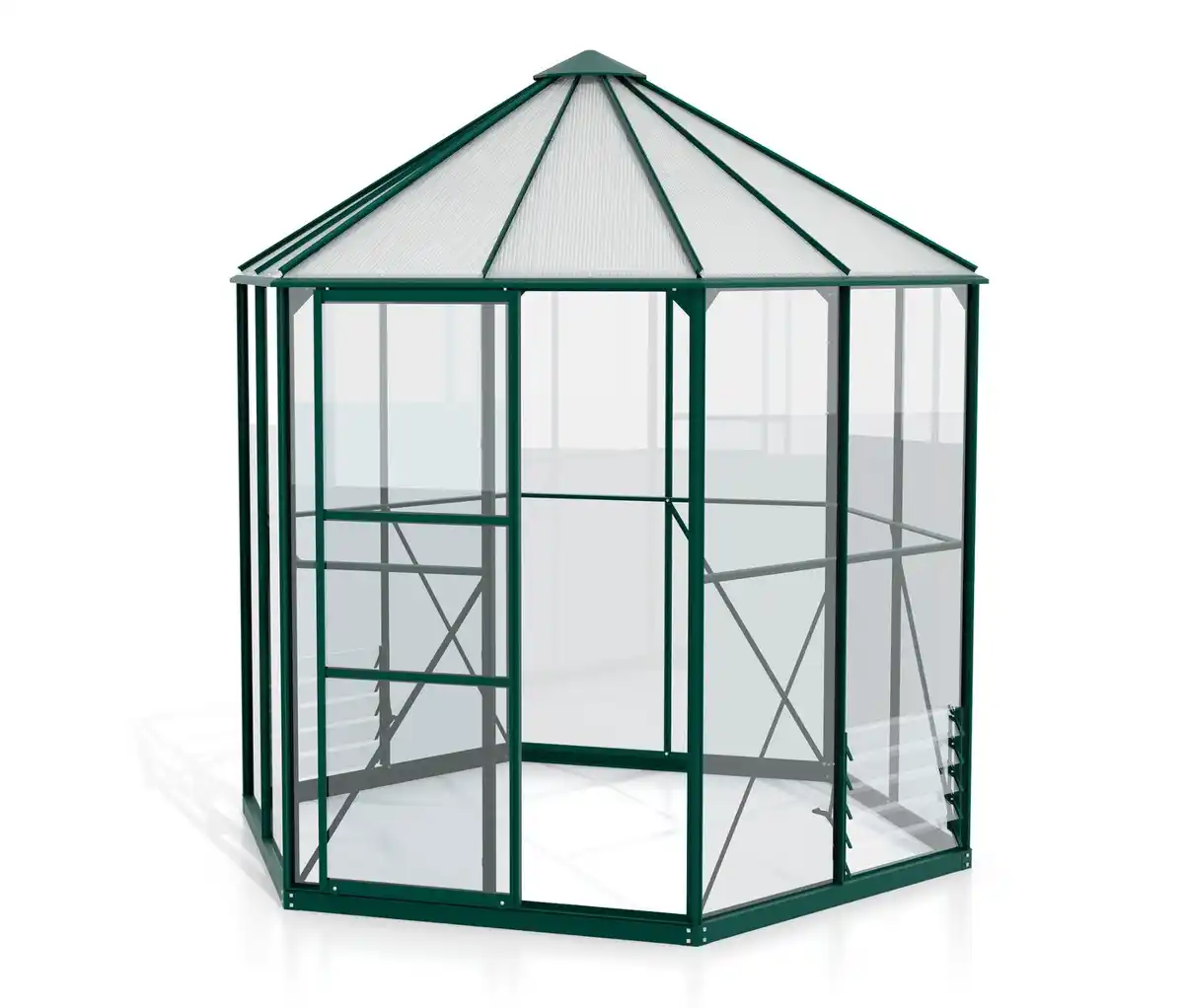 Bild 1 von Vitavia Gewächshaus Pavillon 4,5 m² inkl. Fundamentrahmen, smaragdgrün