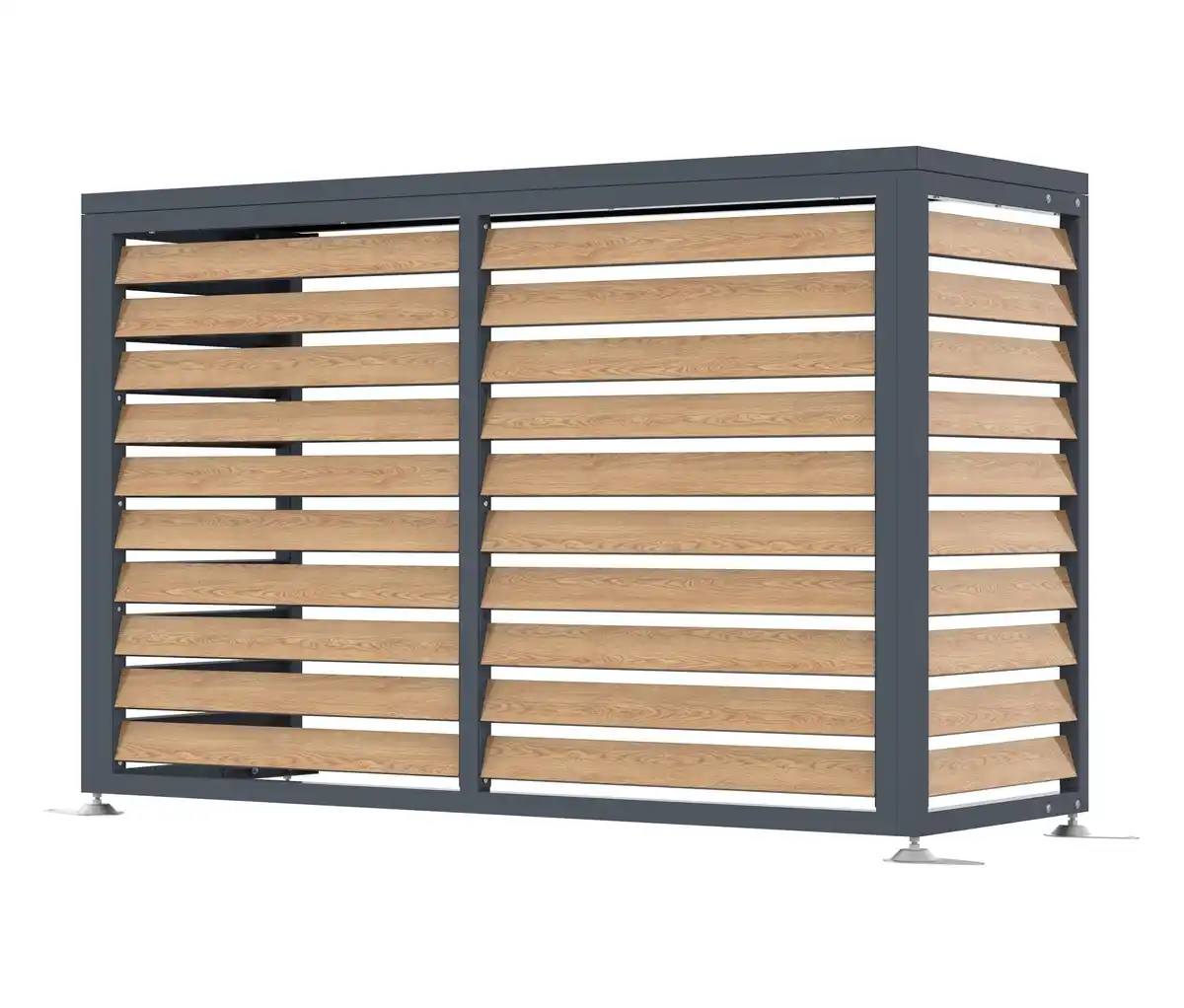 Bild 1 von Wärmepumpenabdeckung, ca. 140 cm, Holzoptik