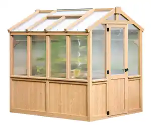 Gewächshaus aus Zedernholz