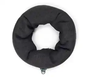 Strickfleece-Schlauchschal, anthrazit