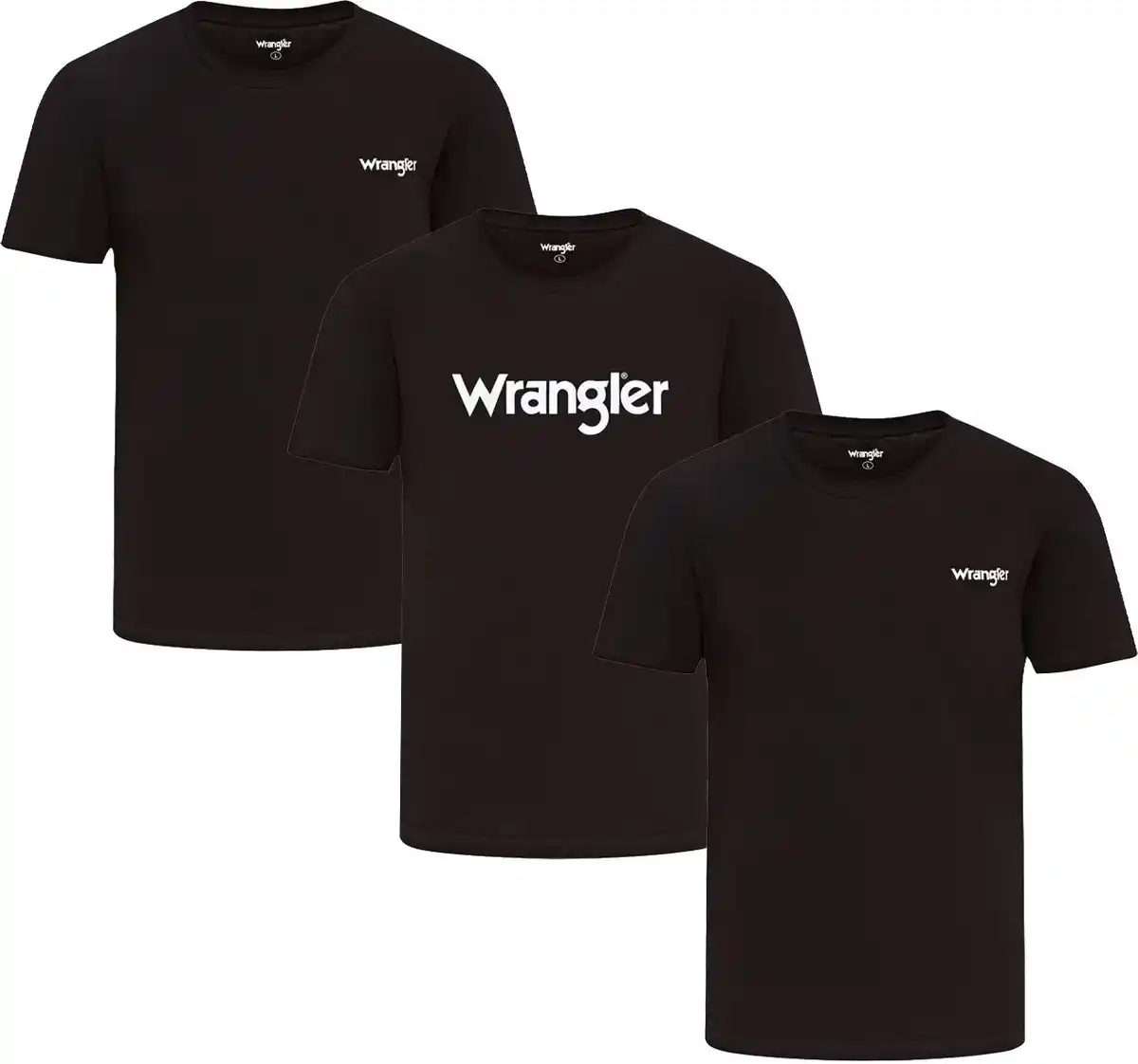 Bild 1 von WRANGLER Herren-T-Shirts, 3-St.-Packg.