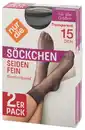Bild 2 von NUR DIE Söckchen »Seidenfein«, 2 Paar