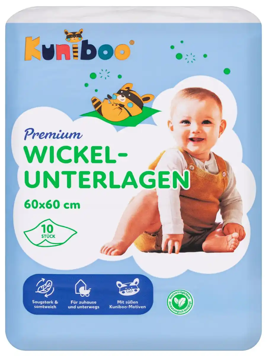 Bild 1 von KUNIBOO® Premium-Wickelunterlagen, 10-St.-Packg.
