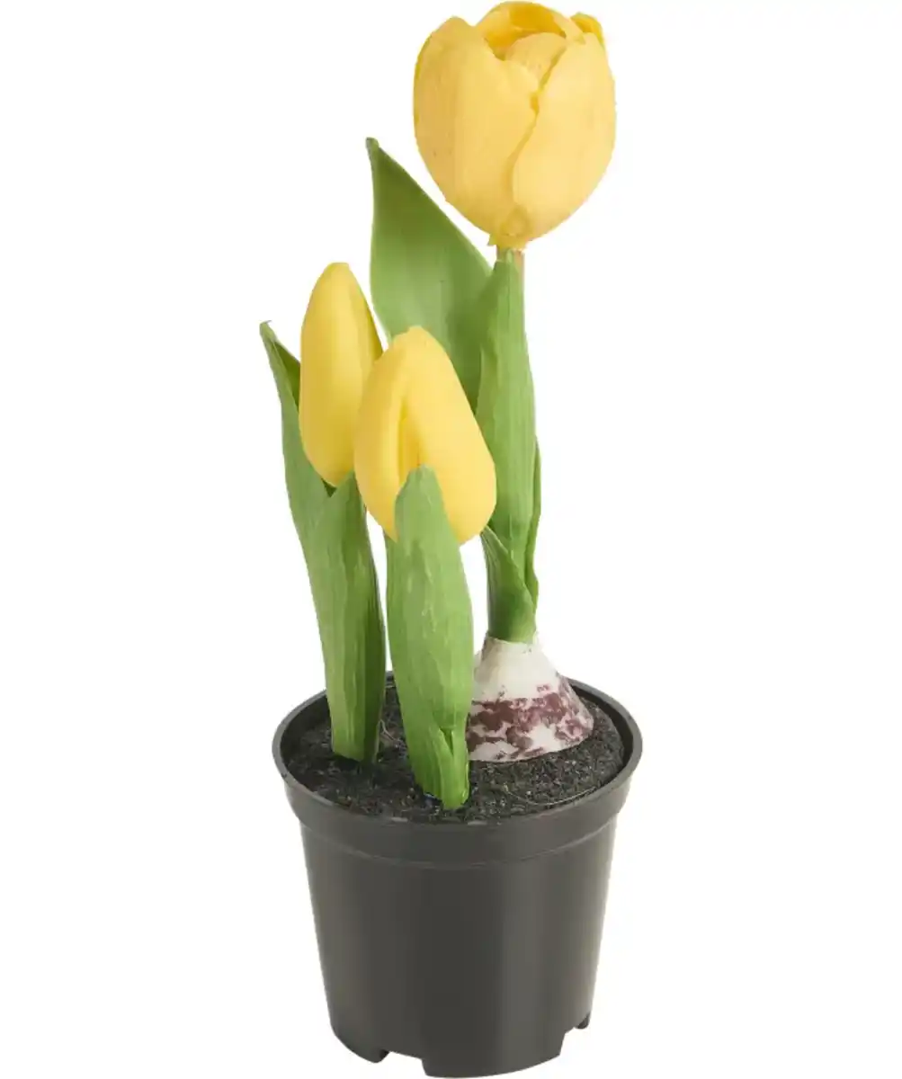 Bild 1 von Kunstblumen Tulpen, gelb