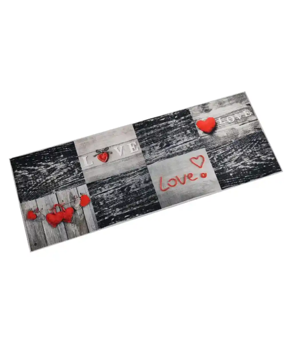 Bild 1 von Teppichläufer, grau bedruckt