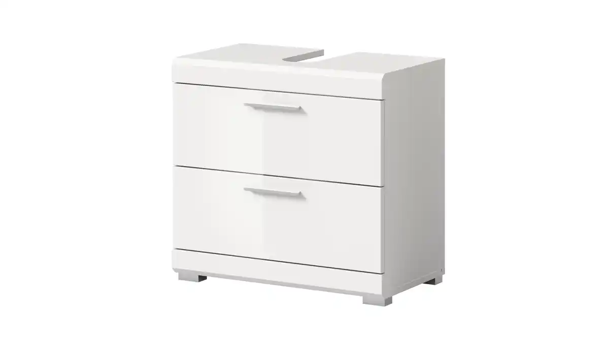 Bild 1 von Waschbeckenunterschrank weiß hochglanz - 60 cm - SCOUT