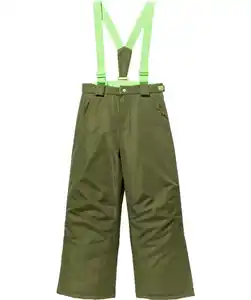 Skihose mit Hosenträgern, Khaki