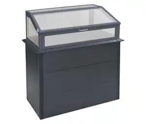 Metall-Hochbeet mit Stauraum und Aufsatz