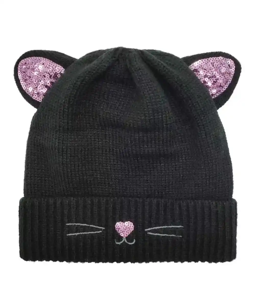 Bild 1 von Mütze mit Pailletten, schwarz