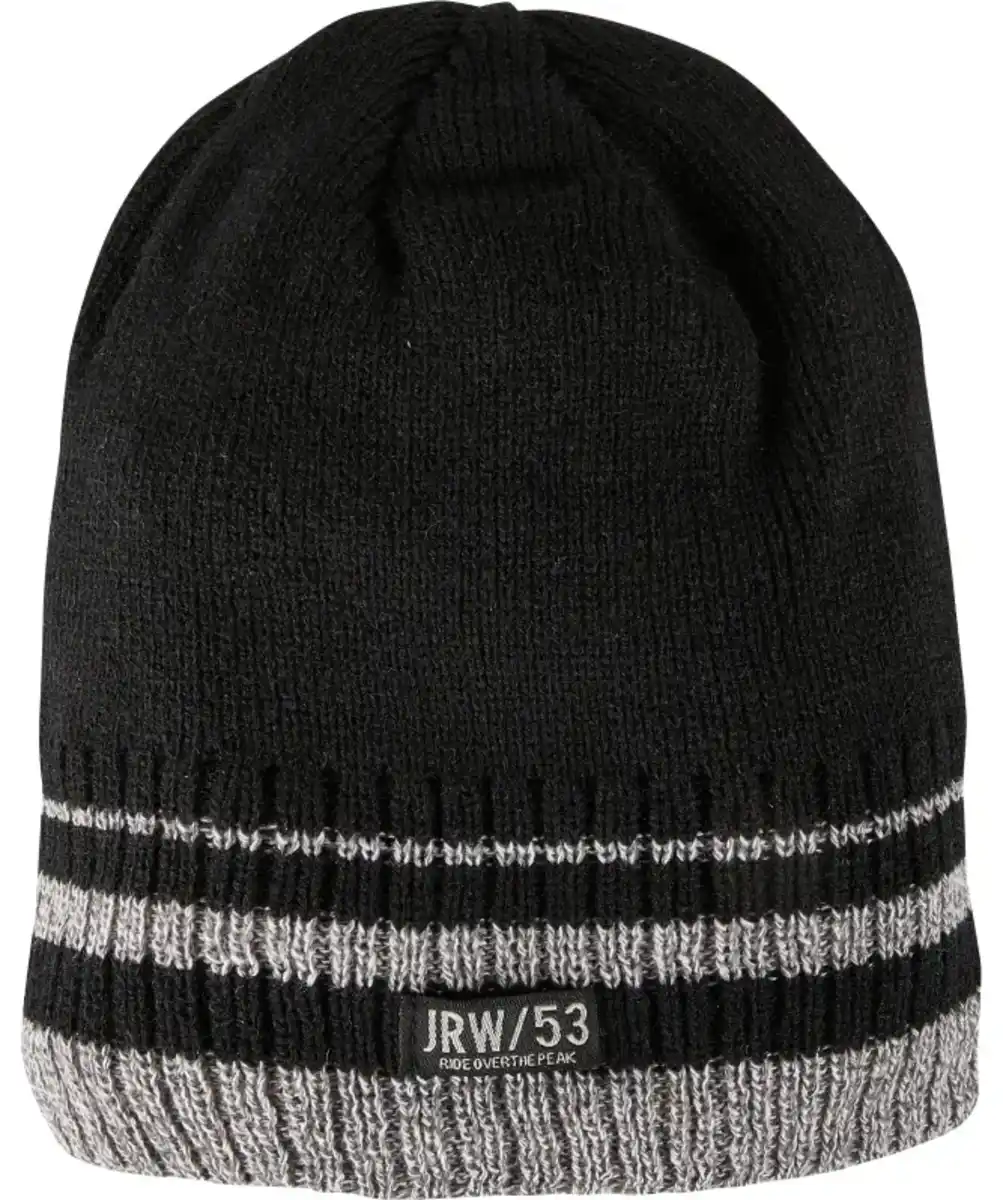 Bild 1 von Mehrfarbige Beanie, schwarz